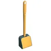 Image de Brosse WC en silicone Golf FONGWAN Outil de nettoyage de salle de bain - Jaune