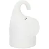 Image de Veilleuse Enfant Silicone Éléphant FONGWAN avec Fonction Minuterie Commande Tactile - Blanc