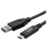 Image de C2G 1.5ft USB-C to USB-A SuperSpeed USB 5Gbps Cable M/M - Câble USB - USB type A (M) pour 24 pin USB-C (M) - USB 3.2 Gen 1 - 30 V - 3 A - 46 cm - moulé - noir