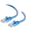 Image de C2G - Cordon de raccordement - RJ-45 (M) pour RJ-45 (M) - 1.5 m - UTP - CAT 6a - démarré, sans crochet - bleu