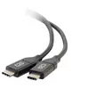 Image de C2G 1.8m (6ft) USB C Cable - USB 2.0 (5A) - M/M USB Type C Cable - Black - Câble USB - 24 pin USB-C (M) pour 24 pin USB-C (M) - USB 2.0 - 5 A - 1.8 m - noir