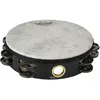 Image de Remo Ta-5208-70 - Tambourin 08" Avec 2 RangÃ©es De 8 Cymbalettes Avec Peau Non-Accordable