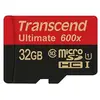 Image de Transcend 32 Go Carte mémoire microSDHC Classe 10 UHS-I avec adaptateur TS32GUSDHC10U1