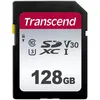 Image de Transcend Information Transcend 300S - Carte mémoire flash - 128 Go - Video Class V30 / UHS-I U3 / Class10 - SDXC UHS-I