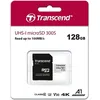 Image de Transcend 300S - Carte mémoire flash (adaptateur inclus(e)) - 128 Go - A1 / Video Class V30 / UHS-I U3 - micro SDXC