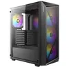 Image de Antec AX67 ARGB - Mid tower jeux - ATX - panneau latéral fenêtré (verre trempé) - pas d'alimentation - USB/Audio