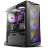 Image de Antec AX67 ARGB - Mid tower jeux - ATX - panneau latÃ©ral fenÃªtrÃ© (verre trempÃ©) - pas d'alimentation - USB/Audio