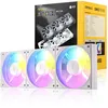 Image de Antec Antec C120 ARGB Boitier PC Ventilateur 12 cm Blanc 3 pièces