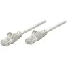 Image de Intellinet Network Patch Cable, Cat6, 5m, Grey, CCA, U/UTP, PVC, RJ45, Gold Plated Contacts, Snagless, Booted, Lifetime Warranty, Polybag - Cordon de raccordement - RJ-45 (M) pour RJ-45 (M) - 5 m - UTP - CAT 6 - moulé, sans crochet - gris