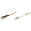 Image de CÃ¢ble de raccordement fibre optique Intellinet 470414 [1x LC mÃ¢le - 1x ST mÃ¢le] 50/125 Âµ Multimode OM2 2 m