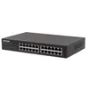 Image de Intellinet 24-Port Gigabit Ethernet Switch, 24 x 10/100/1000 Mbit/s RJ45-Ports, IEEE 802.3az (Energy Efficient Ethernet), Desktop, 19" Rackmount, Metal - Commutateur - non géré - 24 x 10/100/1000 - de bureau, Montable sur rack