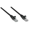 Image de Intellinet Network Patch Cable, Cat6A, 0.25m, Black, Copper, S/FTP, LSOH / LSZH, PVC, RJ45, Gold Plated Contacts, Snagless, Booted, Lifetime Warranty, Polybag - Cordon de raccordement (DTE) - RJ-45 (M) pour RJ-45 (M) - 25 cm - SFTP, PiMF - CAT 6a - IEEE 8