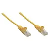 Image de Intellinet Network Patch Cable, Cat6, 1.5m, Yellow, Copper, S/FTP, LSOH / LSZH, PVC, RJ45, Gold Plated Contacts, Snagless, Booted, Lifetime Warranty, Polybag - Cordon de raccordement - RJ-45 (M) pour RJ-45 (M) - 1.5 m - SFTP - CAT 6 - sans halogène, moul