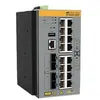 Image de Allied Telesis AT IE340-20GP - Commutateur - C3 - Géré - 8 x 10/100/1000 (PoE+) + 8 x 10/100/1000 (PoE) + 4 x Gigabit SFP - Montage sur rail DIN, fixation murale - PoE+ (240 W) - alimentation CC
