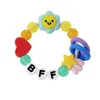 Image de Bracelet de dentition de l'amitié - 316790 - Silicone - Best Friend Forever Amis pour la vie