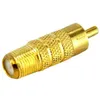 Image de StarTech.com Adaptateur RCA vers coaxial de type F - M/F - Adaptateur vidéo - vidéo composite - RCA mâle pour connecteur F femelle - or