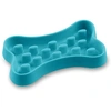 Image de Gamelle Here Sparky Slow Chow Bone turquoise 1,4 l, 35,9 x 20,4 x 5 cm pour chien