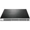 Image de D-Link Web Smart DGS-1210-52MP - Commutateur - GÃ©rÃ© - 8 x 10/100/1000 (PoE+) + 40 x 10/100/1000 (PoE) + 4 x SFP - de bureau, Montable sur rack - PoE+ (370 W)