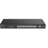 Image de D-Link DGS 1100-26MPV2 - Commutateur - intelligent - 24 x 10/100/1000 (PoE+) + 2 x SFP Gigabit combiné - Montable sur rack - PoE+ (370 W)