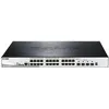 Image de D-Link Systems D-Link DGS 1510-28XMP - Commutateur - C3 - intelligent - 24 x 10/100/1000 (PoE+) + 4 x 10 Gigabit SFP+ - de bureau, Montable sur rack - PoE+ (370 W)