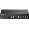Image de D-Link Systems D-Link DMS 108P - Commutateur - non géré - 8 x 10/100/1000/2.5G - de bureau - PoE+ (230 W)
