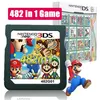 Image de Carte de jeu vidéo Mario Album Nintendo 482 en 1 carte de Console de cartouche pour NDS NDSL 2DS 3DS 3DSLL NDSI