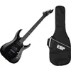 Image de ESP LTD MH-10 Kit Black guitare électrique + housse