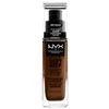 Image de NYX Nyx Professional Makeup - Can't Stop Won't Fond De Teint Liquide Couvrant Tenue 24h Waterproof, Fini Mat Fond De Teint Liquide Longue Tenue - Deep Walnut 30 Ml