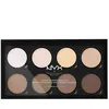 Image de NYX Highlight & Contour Pro - Nyx Professional Makeup - Palette Composée De 8 Poudres Faciles Àestomper, Fini Mat Et Irisé
