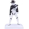 Image de Figurine Figure d'art Star Wars Stormtrooper Cowboy Blanc et Noir