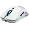 Image de Glorious Model O Minus - Souris - droitiers et gauchers - 6 boutons - sans fil - 2.4 GHz - récepteur sans fil USB - blanc mat