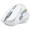 Image de Glorious Model I 2 - Souris - ergonomique - optique - 9 boutons - sans fil - 2.4 GHz, Bluetooth 5.2 LE - récepteur sans fil USB - blanc