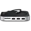 Image de Support et Hub Satechi pour Mac Mini M4 avec boîtier SSD Argent