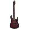 Image de Schecter Demon-7 - Guitare Ãlectrique 7 Cordes - Crimson Red Burst