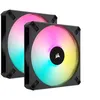Image de CORSAIR iCUE AF140 RGB ELITE - Ventilateur châssis - haute performance - 140 mm - noir (pack de 2)