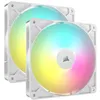 Image de CORSAIR RS140 ARGB Dual Pack - Ventilateur châssis - 140 mm - blanc (pack de 2)
