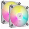 Image de CORSAIR iCUE AF120 RGB SLIM - Ventilateur châssis - 120 mm - blanc (pack de 2)