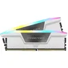 Image de Corsair CORSAIR Vengeance RGB - DDR5 - kit - 32 Go: 2 x 16 Go - DIMM 288 broches - 5200 MHz / PC5-41600 - CL40 - 1.25 V - blanc