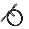 Image de OtterBox Premium - Câble USB - 24 pin USB-C (M) pour USB (M) - USB 2.0 - 3 A - 1 m - noir cendre foncé