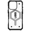 Image de UAG Pathfinder Series - Coque de protection pour téléphone portable - compatibilité avec MagSafe - polyuréthanne thermoplastique (TPU) - argent glacé - pour Apple iPhone 16 Pro