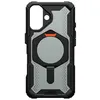 Image de UAG Plasma XTE - Coque de protection pour téléphone portable - compatibilité avec MagSafe - noir/orange - pour Apple iPhone 16
