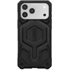 Image de UAG Monarch Pro Series - Coque de protection pour téléphone portable - robuste - compatibilité avec MagSafe - cuir végétalien (PU), fibre de carbone, plaque de cisaillement en polycarbonate - fibre de carbone - pour Apple iPhone 17 Pro Max