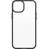 Image de OtterBox React Series - Coque de protection pour téléphone portable - polycarbonate, caoutchouc synthétique - cristal noir (incolore/noir) - pour Apple iPhone 14 Plus, 15 Plus