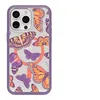 Image de OtterBox Symmetry Series Clear - Limited Edition - coque de protection pour téléphone portable - compatibilité avec MagSafe - couche de polycarbonate, élastomère thermoplastique (TPE) - butterfly flutter - pour Apple iPhone 15 Pro Max