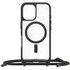 Image de OtterBox React Series - Coque de protection pour téléphone portable - collier - compatibilité avec MagSafe - cristal noir (incolore/noir) - pour Apple iPhone 16