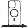 Image de OtterBox React Series - Coque de protection pour téléphone portable - collier - compatibilité avec MagSafe - cristal noir (incolore/noir) - pour Apple iPhone 16 Pro Max