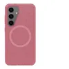 Image de OtterBox Symmetry Series Clear - Coque de protection pour téléphone portable - avec des aimants - couche de polycarbonate, élastomère thermoplastique (TPE) - baie de baies de cerises (rose) - pour Samsung Galaxy S25
