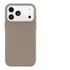 Image de OtterBox Symmetry Series - Coque de protection pour téléphone portable - compatibilité avec MagSafe - cuir de catus, aimant, polyuréthane - gris confort (beige) - pour Apple iPhone 17 Pro Max