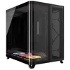 Image de Boitier PC - CORSAIR - AIR 5400 LX-R LINK Tempered Glass Mid-Tower - Ventilateurs RGB a rotor inversé - Noir