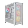 Image de CORSAIR FRAME 5000D RS - Mid tower - ATX étendu - panneau latéral fenêtré (verre trempé) - pas d'alimentation (ATX) - blanc - USB/Audio